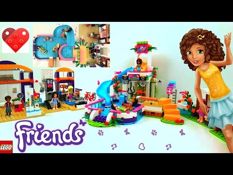 Lego Friends Heartlake Summer Pool 2017 and Lego Friends Heartlake Sports Center 2017 Super Set