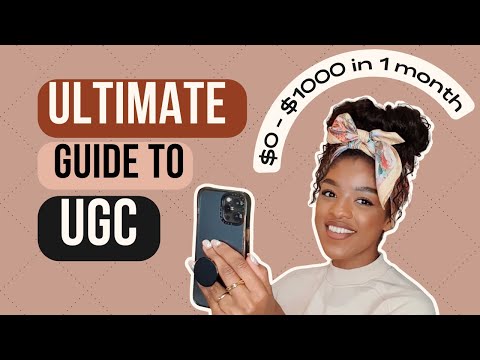 Become a paid UGC creator in 30 DAYS OR LESS | Beginners guide to user generated content