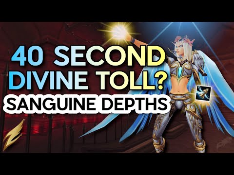 40 Seconds Divine Toll?! - Kyrian Paladin Gameplay - Sanguine Depths