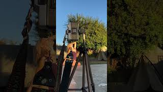 (3) Self portrait photoshoot behind the scenes Lomography purple 35mm film Minolta 50mm Rokkor-X,