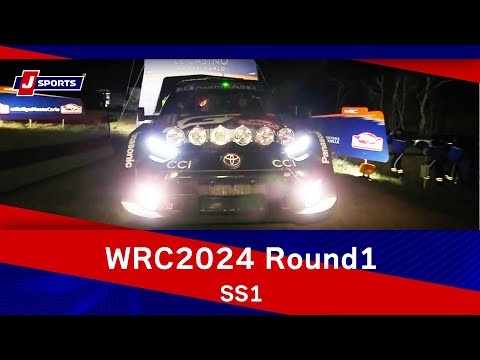 WRC 2024 ラリーモンテカルロ Day1ハイライト動画(Jsoports)