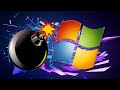 Destroying Windows 7 With CMD Speedrun 1M 38 Seconds