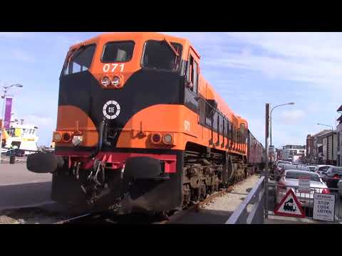 Retro IE 071 Class loco 071 on the RPSI Second Strand Railtour at Dublin Connolly & Wexford 11/5/18