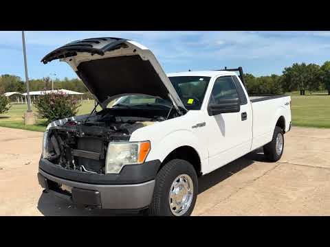 2012 White /GRAY Ford F-150 (1FTNF1EF7CK) with an 5.0L V8 OHV 16V engine, 6A transmission, located at 17760 Hwy 62, Morris, OK, 74445, (918) 733-4887, 35.609104, -95.877060 - 2012 FORD F-150 4WD 8FT BED HAS THE 5.0L V8 ENGINE. FEATURES KEYLESS ENTRY, POWER LOCKS, POWER WINDOWS, CLOTH INTERIOR, MANUAL SEATS, AM/FM STEREO, CRUISE CONTROL, TRACTION CONTROL, AND TRAILER HITCH. HAS 156,460 MILES WITH 245/70R17 TIRES. ***CLEAN TITLE*** ****DAMAGE SHOWN IN PHOTOS**** $9, - Photo#25
