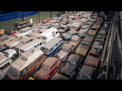INSANE 175 CLASSIC CARS BARN FIND COLLECTION in London!!