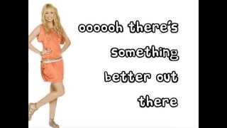 Hannah Montana - Que sera - Lyrics On Screen