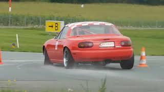 OC-Naila-Flugplatz Slalom Hof 2025 - Gruppe F Action, close calls