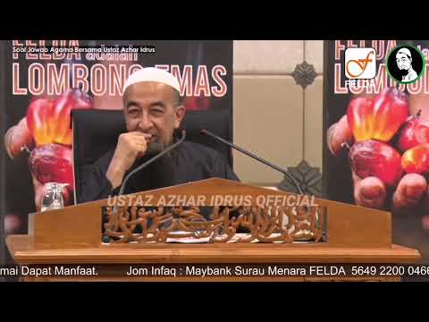 Mandi Wajib Guna Air Takungan Tak Cukup 2 Kolah - Ustaz Azhar Idrus