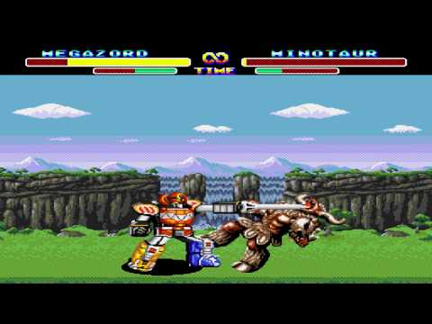 Mighty Morphin Power Rangers | Longplay - Mega Drive/Genesis