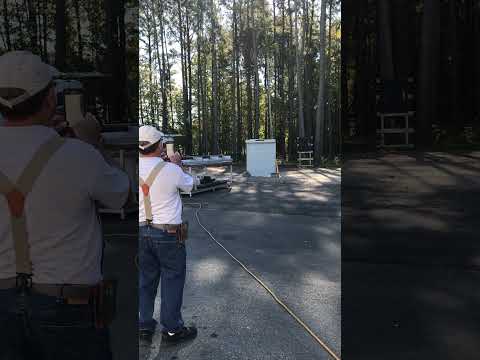 How hurricane shutters are tested. #Hurricane #science #hurricanes