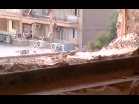 استهداف القناص المتواجد على سطح البريد في مدينة دير الزور من قبل كتيبة العباس