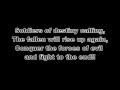 Dragonforce - Cry Thunder (Lyrics) 