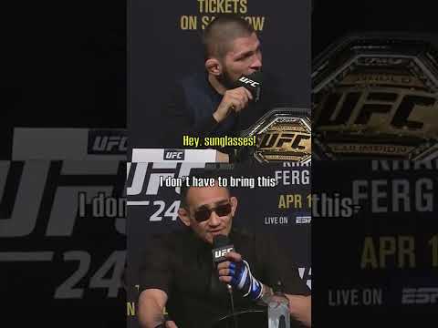 Khabib Shuts Down Tony Ferguson: "I Can Eat You In Street Fight."