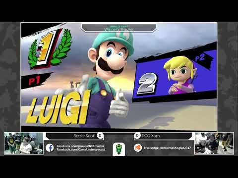 S4@GU 8-22 (Winner's Bracket): Sizzle Scot! (Luigi) vs PCG Xorn (Toon Link)