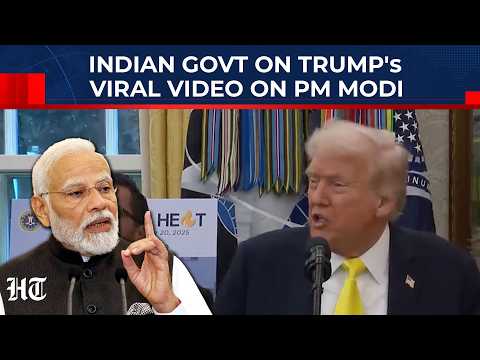 Indian Govt Reacts To Trump's Viral Video On PM Modi's Political Career