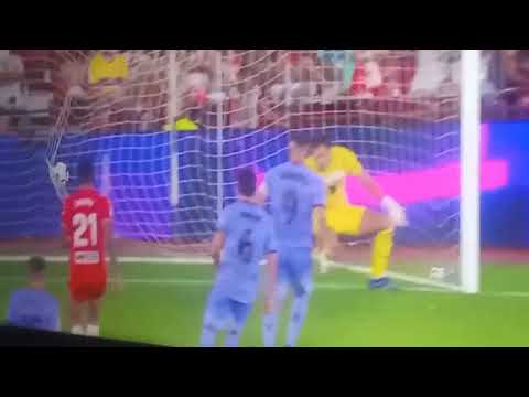 David Alaba Fantastic Free Kick Against Almeria| His First Touch.