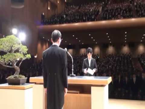 入学者代表宣誓