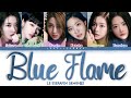 LE SSERAFIM (르세라핌) – Blue Flame Lyrics (Color Coded Han/Rom/Eng)