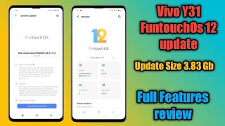 Vivo y31 FuntouchOs12 update|Vivo y31 Android12 update features|Vivo y31 Android12 update kaise kare