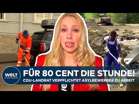 DEUTSCHLAND: Straßen fegen, Hecken schneiden - CDU-Landrat verpflichtet Asylbewerber zu Arbeit