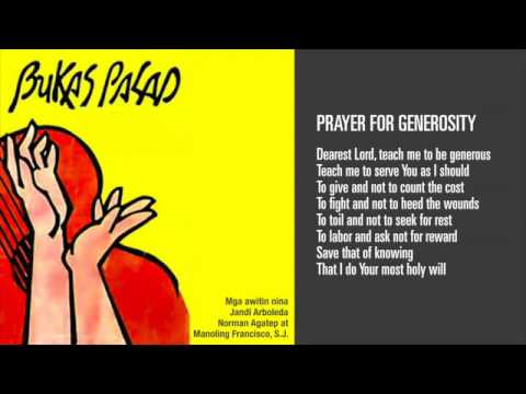 Video thumbnail for Prayer for Generosity (1986)