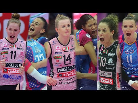 ALL "MEGA RALLY" of the M1 Final Scudetto Conegliano - Milano | Lega Volley Femminile 2022/23