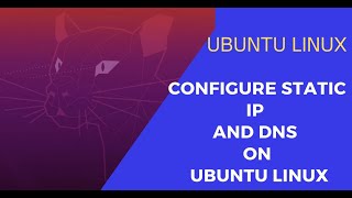 How To Configure A Static IP Address and DNS on Ubuntu Linux