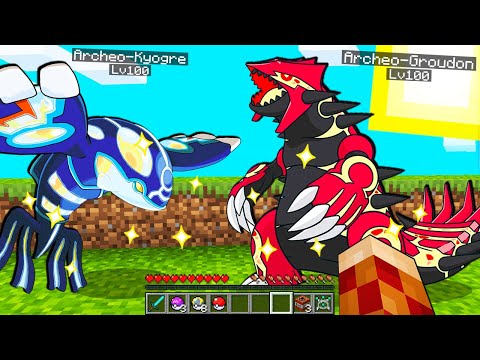 ARCHEO-GROUDON OR ARCHEO-KYOGRE IN PIXELMON ON MINECRAFT ITA!!