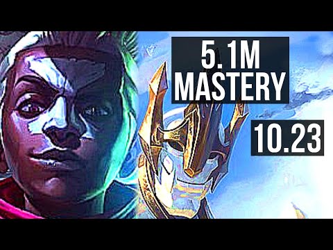 EKKO vs GALIO (MID) (DEFEAT) | 5.1M mastery, Quadra, 2200+ games, 6 solo kills | EUW Master | v10.23