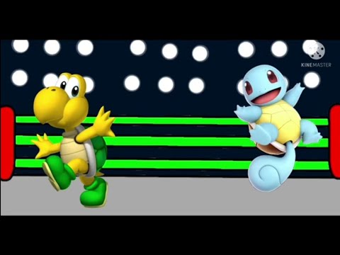 Koopa troopa vs Squirtle - microphone master mayhem 
