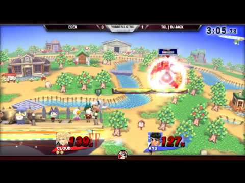 VS Weekly 8/18/16 - Winners Qtrs -  Eden (Cloud) vs. DJ Jack (Ryu) - Smash 4