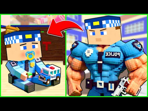 KEREM KOMİSER VE ASLI POLİS KASLI OLDU, BEBEĞİ OLDU! 😍  - Minecraft ZENGİN FAKİR HAYATI