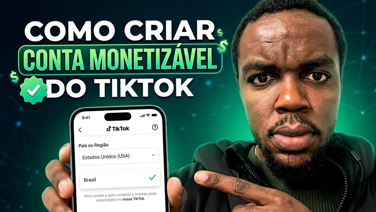 COMO CRIAR CONTA MONETIZÁVEL DO TIKTOK EM ANGOLA 2024 RÁPIDO