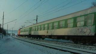 preview picture of video 'VLAKY-DIMIR (HD): Provoz u Kuřimi (trať 250) 23.1.2010'