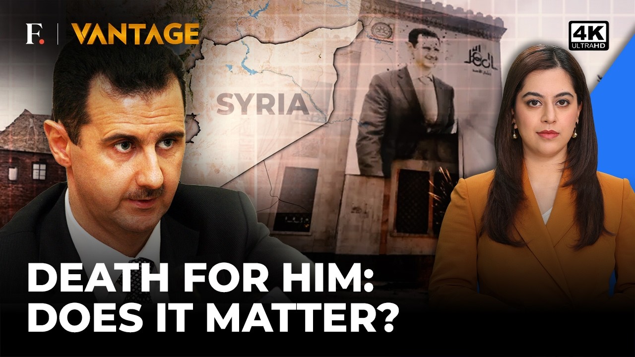 Death Penalty for Syria's Ex-Dictator Bashar al-Assad in Absentia | Vantage on Firstpost | 4K