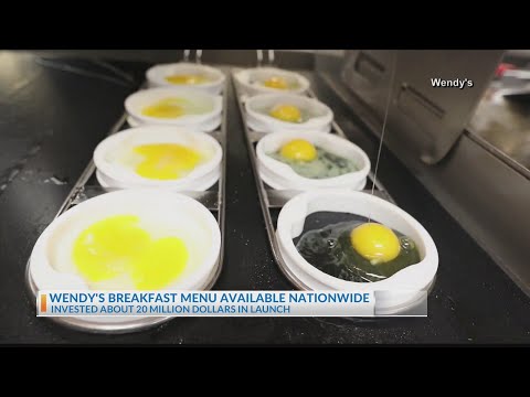 ウェンディーズ、月曜日から朝食メニューを全国で発売 (Wendy’s launching breakfast menu nationwide on Monday)