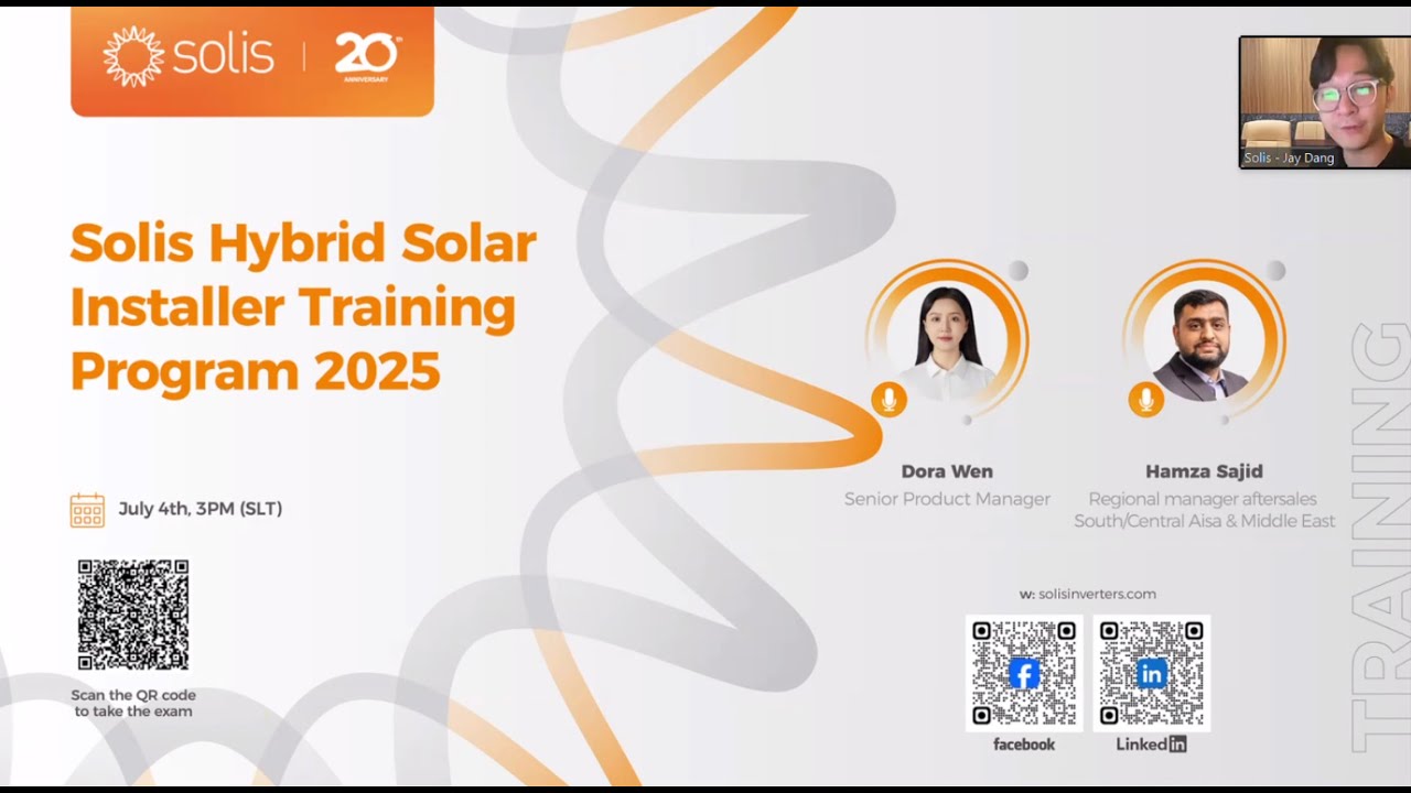 Solis Hybrid Solar Installer Training Program 2025 | Full Webinar Recording