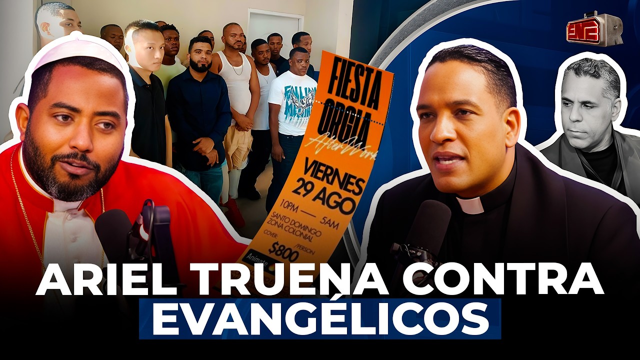 ARIEL SANTANA TRUENA CONTRA EVANGÉLICOS POR DOBLE MORAL CON PASTORES PERVERSOS