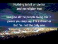 Connie Talbot Imagine Lyrics 