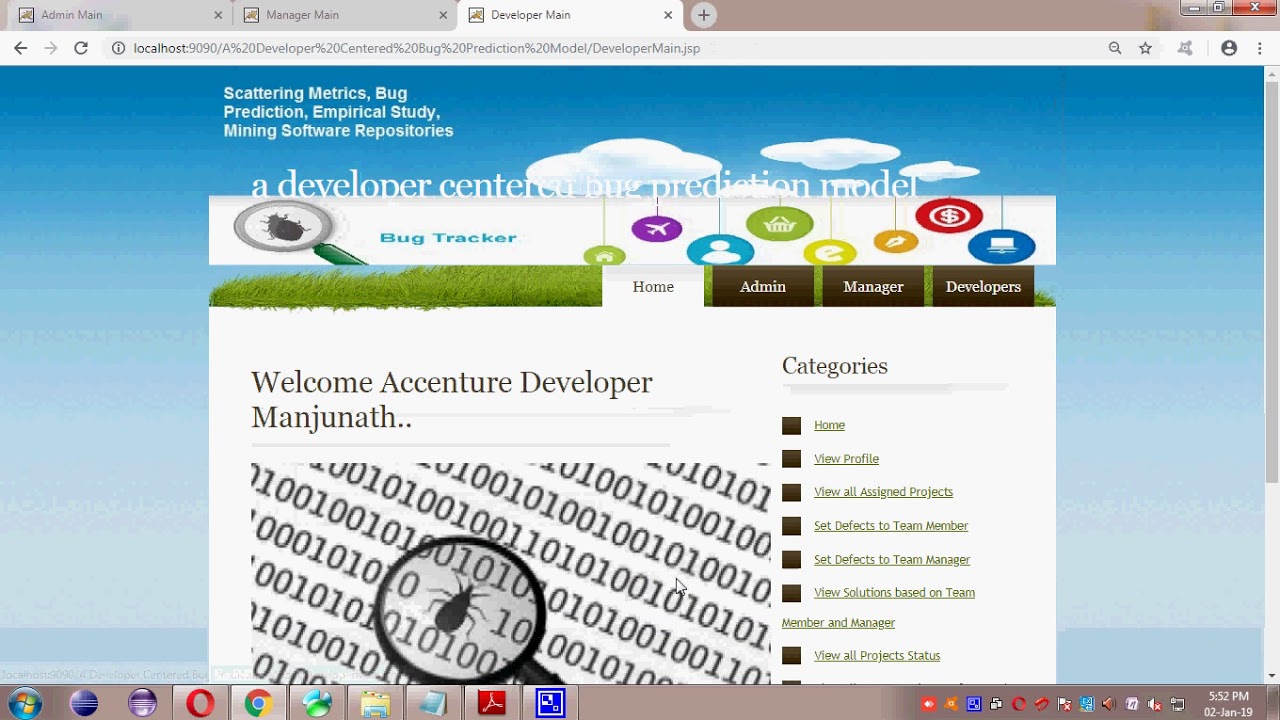 A Developer Centered Bug Prediction Model
