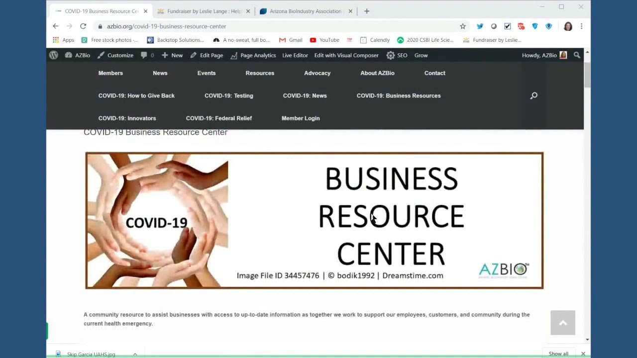 AZBio COVID-19 Resources and Saving with BIO Business Solutions