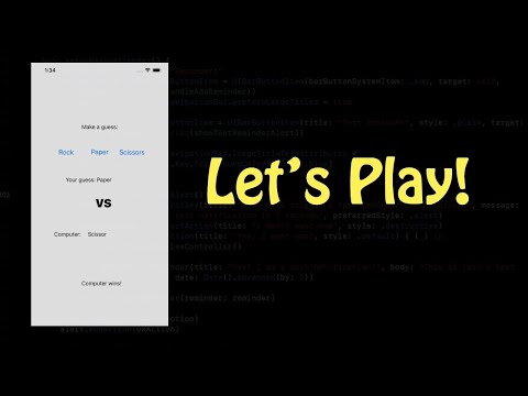 How to make a Simple Rock, Paper, Scissor GAME IN SWIFT ! | EASY! | Xcode 11, Swift 5 | (Read desc.)