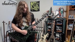 Video thumbnail for Jackson Pro Brandon Ellis Kelly Green Crackle by ClanOfHouseCats