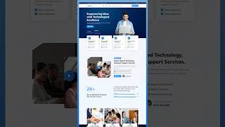 how to make complete responsive IT Solution & Business website design using html css & javascript.