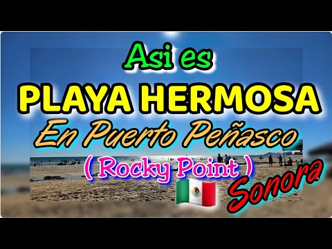 PASO ALGO QUE NUNCA HABÍA VISTO !! / PLAYA HERMOSA ( ROCKY POINT ), PUERTO PEÑASCO SONORA.