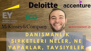 Danışmanlık / Consulting nedir, ne yaparlar? Big 4, EY, PwC, KPMG, Del