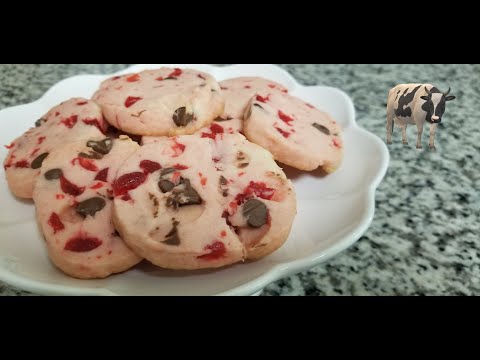 Maraschino Cherry Shortbread Cookies - How to Make