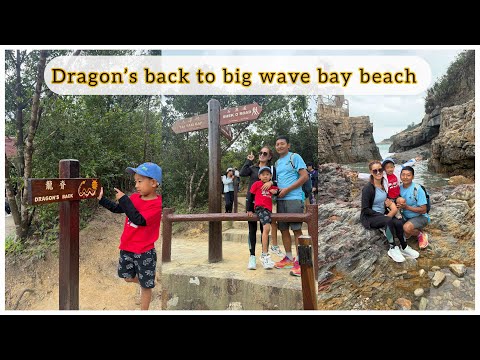 Hiking on dragon ‘s 🐉 back to big wave 🌊 bay beach 🏖️ hongkong @sanjitalimbu2020 