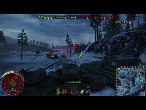 World of Tanks T110E5 2V6 7k dmg PS4