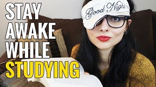 HOW TO STAY AWAKE WHILE STUDYING // Improve Focus & Concentration